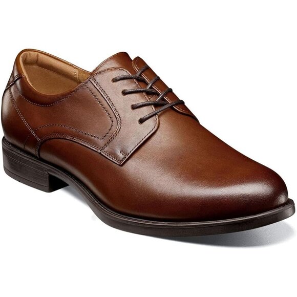 Florsheim Brown Leather Loafers - Picture 1 of 8